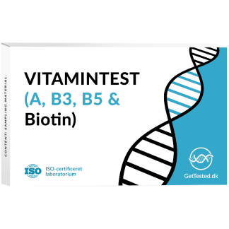 Vitamintest A B3 B5 Biotin