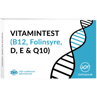 Vitamintest B12 Folinsyre D E Q10
