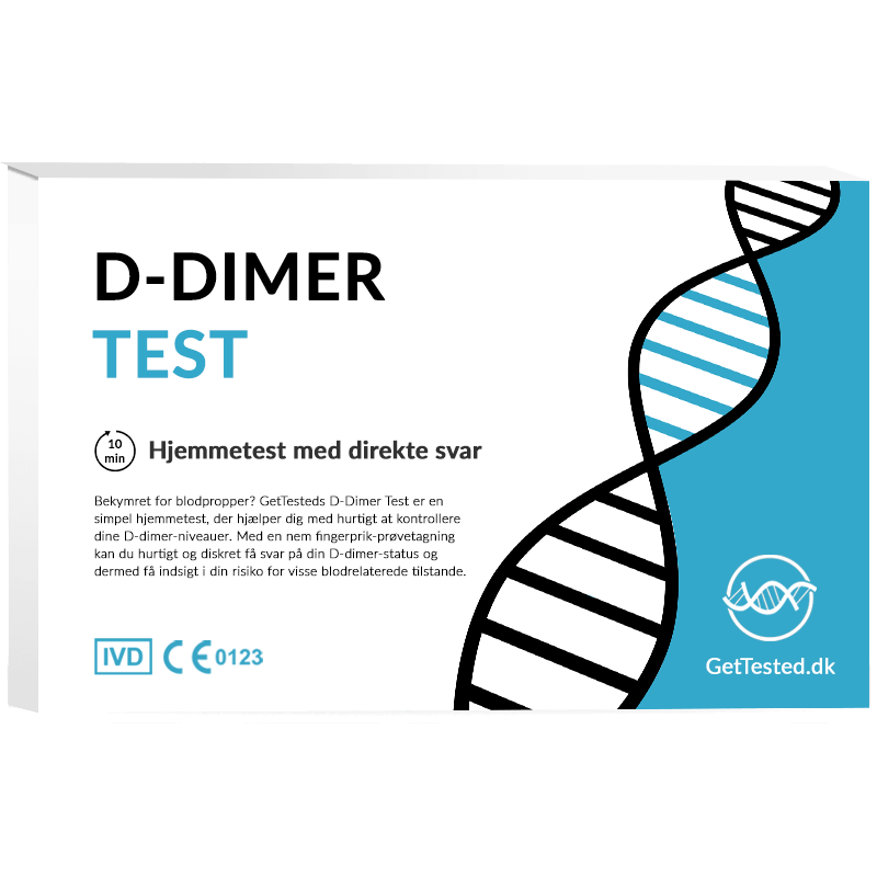 Se D-Dimer Test (hurtigtest) hos GetTested (DK)